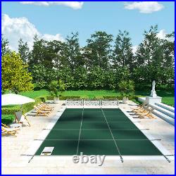 Safety Pool Cover 20X40 FT Rectangular In Ground Non-toxic Evaporation Winter