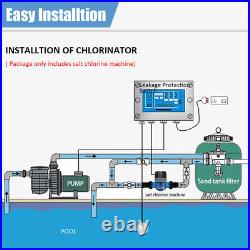 Salt Chlorine Generator Pool Water Complete Salt Chlorinator System for Intex