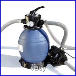Sand Master 71225 Above Ground Swimming Pool 13 Sand Filter with Pump (Open Box)