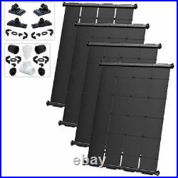 SwimJoy Industrial Grade Solar Pool Heater DIY Kit, 4-4x12.5 (200 Square Feet)