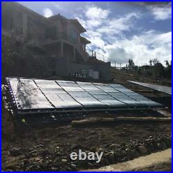 SwimJoy Industrial Grade Solar Pool Heater DIY Kit, 4-4x7.5 (120 Square Feet)