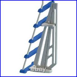 Swimline Above Ground Pool A Frame Ladder with Barrier for 48 Inch Pools (Used)