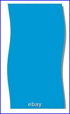 Swimline LI184820 18' Solid Blue Round Above Ground Swimming Pool Overlap Liner
