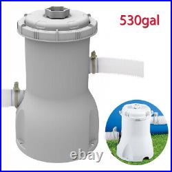 Swimming Pool Filter Pump & Cartridge for 8ft/10ft/12ft Pool 300/530GA Flowclear