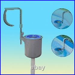 Swimming Pool Wall Mount Surface Skimmer Automatic Pool Cleaning Tool Basket