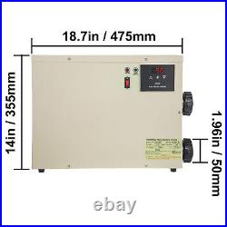 VEVOR 11KW Electric Swimming Pool Water Heater Thermostat 240W Hot Tub Spa
