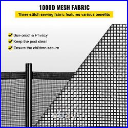 VEVOR 4Ft x 48Ft Pool Fence Swimming Fence in Ground Life Saver Fence Portable