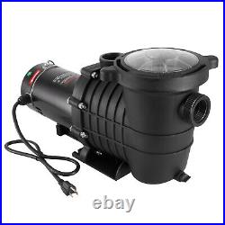 VEVOR Above Ground Swimming Pool Pump Single Speed 2 HP 110 GPM 110V / 240V