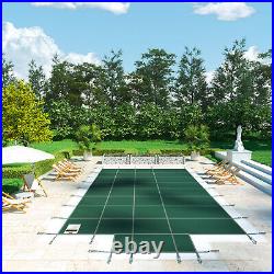 VEVOR Safety Pool Cover 20x38FT Rectangular In Ground Clean Mesh Swimming Pond