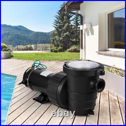 VEVOR Swimming Pool Pump 1 HP Pool Pump 110V 5220GPH In/Above Ground with Strainer