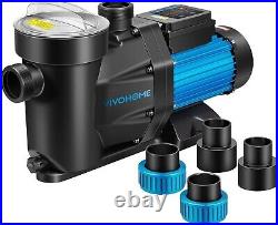 VIVOHOME 2.5 HP Powerful Self Priming 8880 GPH Swimming Pool Pump? VH1395 wTimer