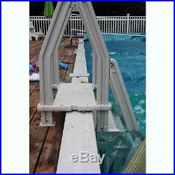 Vinyl Works Deluxe 32 In Step 46 60 Above Ground Swimming Pool Ladder, Tan