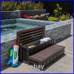 XtremepowerUS 36 Universal Resin Spa and Hot Tub Steps Hidden Storage 2 Step